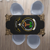 Crosbie (or Crosby) Crest Tablecloth - Black Style